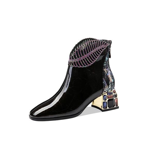 boots solid rhinestone high heels women ankle dancing party shoes woman winter genuine leather fashion short, Black
boots solid rhinestone high heels women ankle dancing party shoes woman winter genuine leather fashion short, Black