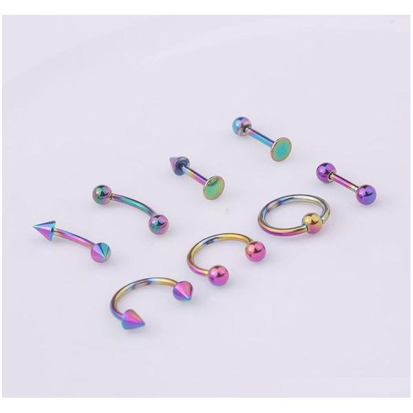 8pcs/set stainless steel segment ring ear piercings for women men nose ring lip eyebrow piercings captive bea sqcacw new_dhbest, Black
8pcs/set stainless steel segment ring ear piercings for women men nose ring lip eyebrow piercings captive bea sqcacw new_dhbest, Black