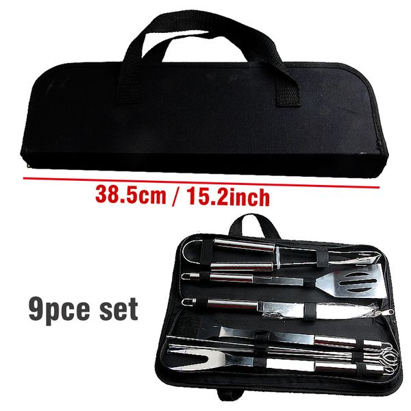 9pcs/set stainless steel bbq tools outdoor barbecue grill utensils with oxford bags stainless steel grill clip brush knife kit cfdh1146
9pcs/set stainless steel bbq tools outdoor barbecue grill utensils with oxford bags stainless steel grill clip brush knife kit cfdh1146