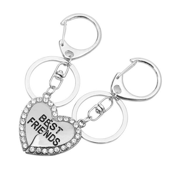 letter friend friendship broken chain heart pendant couple bff alloy key ring s fashion womens, Silver
letter friend friendship broken chain heart pendant couple bff alloy key ring s fashion womens, Silver