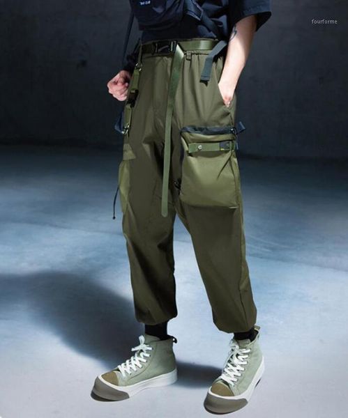men's pants streetwear men joggers multi pockets 2021 mens cargo streets harajuku techwear pocket stitching overalls trousers w9501, Black
men's pants streetwear men joggers multi pockets 2021 mens cargo streets harajuku techwear pocket stitching overalls trousers w9501, Black
