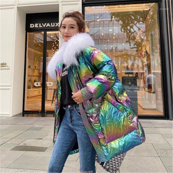 fashion holographic duck down coat women winter 2020 real fur collar oversize long down jacket feather overcoat 9711, Black
fashion holographic duck down coat women winter 2020 real fur collar oversize long down jacket feather overcoat 9711, Black
