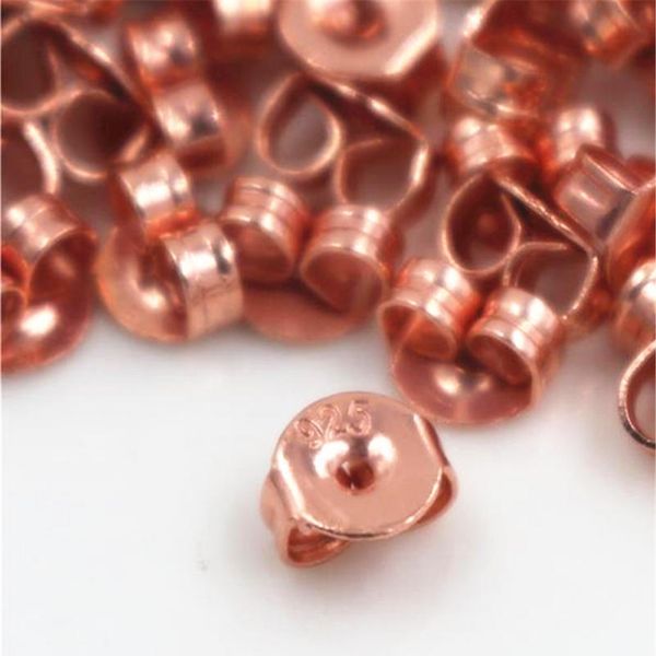 100pcs 925 silver plated rose gold color copper earring back plug earring settings base ear studs back wh bbyvak, Black
100pcs 925 silver plated rose gold color copper earring back plug earring settings base ear studs back wh bbyvak, Black