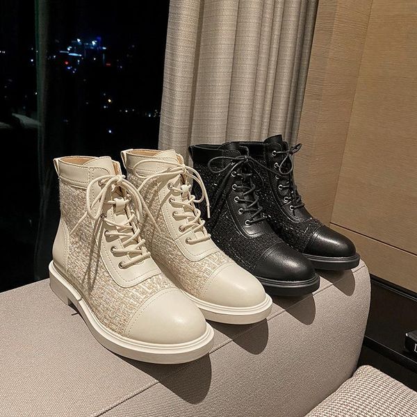boots soft split leather patchwork womens ankle motorcycle female autumn winter shoes woman punk platform, Black
boots soft split leather patchwork womens ankle motorcycle female autumn winter shoes woman punk platform, Black
