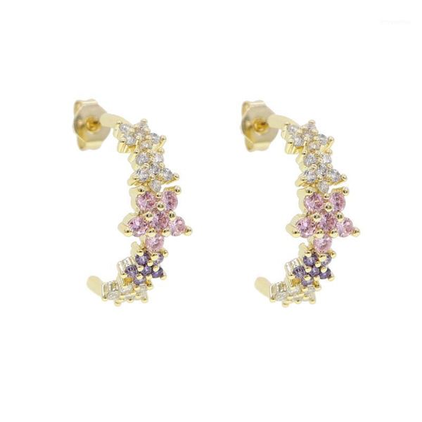 2020 korean new arrival sweet pink purplecrystal flower stud earrings for women fashion elegant oorbellen bijoux party gifts1, Golden;silver
2020 korean new arrival sweet pink purplecrystal flower stud earrings for women fashion elegant oorbellen bijoux party gifts1, Golden;silver