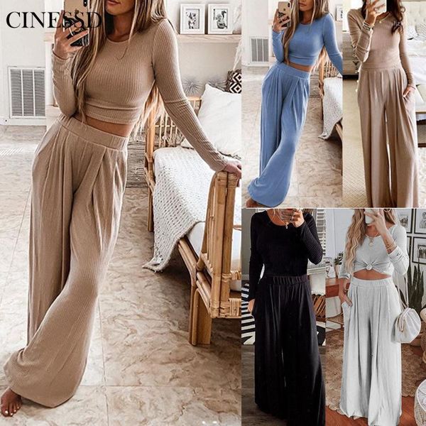 women casual knitted rib two-piece sets 2020 autumn ladies long sleeves &long pants elegant o-neck solid color leisure suit1, Gray
women casual knitted rib two-piece sets 2020 autumn ladies long sleeves &long pants elegant o-neck solid color leisure suit1, Gray