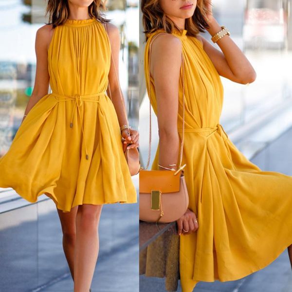 new fashion summer vintage pleated women sleeveless lace-up casual draped female yellow white red, Black;gray
new fashion summer vintage pleated women sleeveless lace-up casual draped female yellow white red, Black;gray