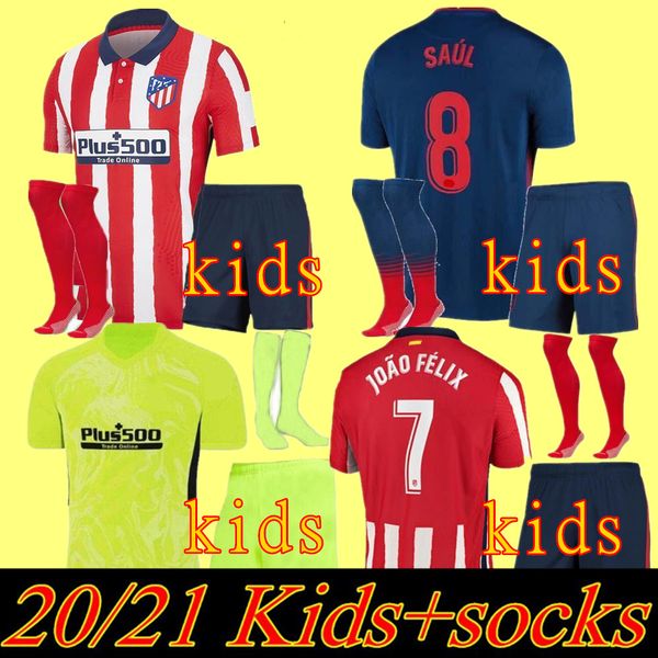 20 21 kids kit atletico suarez madrid home away 3rd soccer jerseys 2020 2021 correa camisetas de fútbol youth joao felix football shirt, Black;yellow
20 21 kids kit atletico suarez madrid home away 3rd soccer jerseys 2020 2021 correa camisetas de fútbol youth joao felix football shirt, Black;yellow