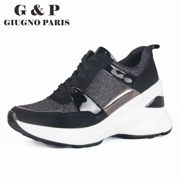 chunky sneakers platform fashion shoes wedge 8 cm platform high black bling thick soled sneakers with brand design big size 201201
chunky sneakers platform fashion shoes wedge 8 cm platform high black bling thick soled sneakers with brand design big size 201201