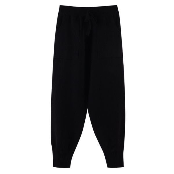 2021 new elastic waist thick harem for women workwear trousers casual loose carrot sport ankle length knitted pants 3kut, Black;white
2021 new elastic waist thick harem for women workwear trousers casual loose carrot sport ankle length knitted pants 3kut, Black;white