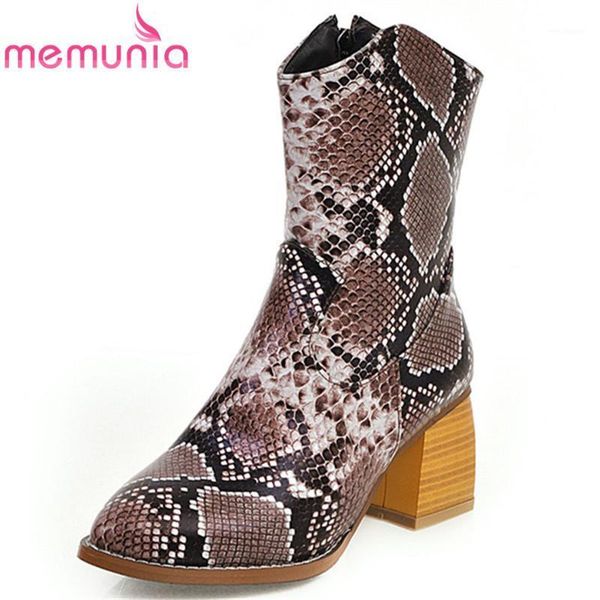 memunia 2020 new arrival women ankle boots snake zipper autumn winter booties classic high heels dress party shoes woman1, Black
memunia 2020 new arrival women ankle boots snake zipper autumn winter booties classic high heels dress party shoes woman1, Black