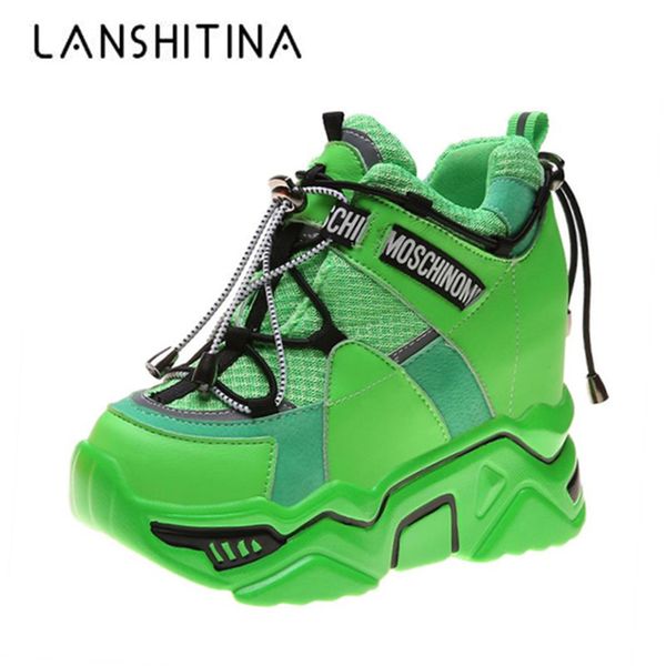 2019 fashion women high platform boots 11cm high heel women thick sole sneakers autumn breathable ankle boots chunky boot winter y200723, Black
2019 fashion women high platform boots 11cm high heel women thick sole sneakers autumn breathable ankle boots chunky boot winter y200723, Black