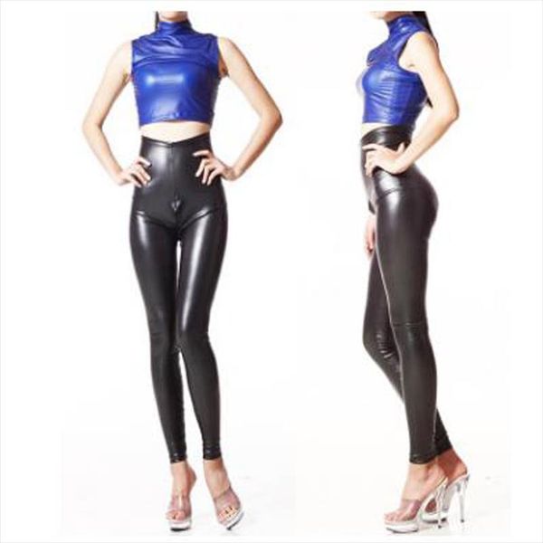latex elastic legging women high waist shiny pu leather pant ladies zipper open crotch bodycon pencil pants capris, Black;white
latex elastic legging women high waist shiny pu leather pant ladies zipper open crotch bodycon pencil pants capris, Black;white