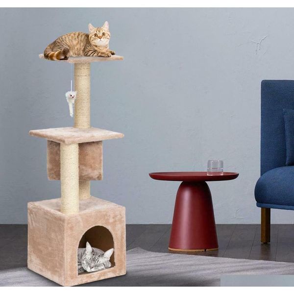 36" cat tree bed furniture scratching tower post condo kit qylhvf sports2010
36" cat tree bed furniture scratching tower post condo kit qylhvf sports2010