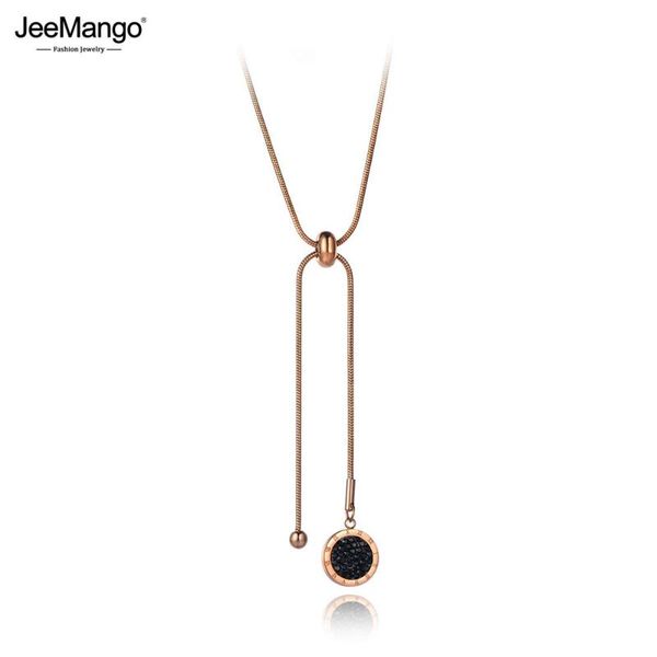 jeemango office style stainless steel roman numerals clay crystal pendant necklaces for women adjustable chain necklace jn19178, Silver
jeemango office style stainless steel roman numerals clay crystal pendant necklaces for women adjustable chain necklace jn19178, Silver