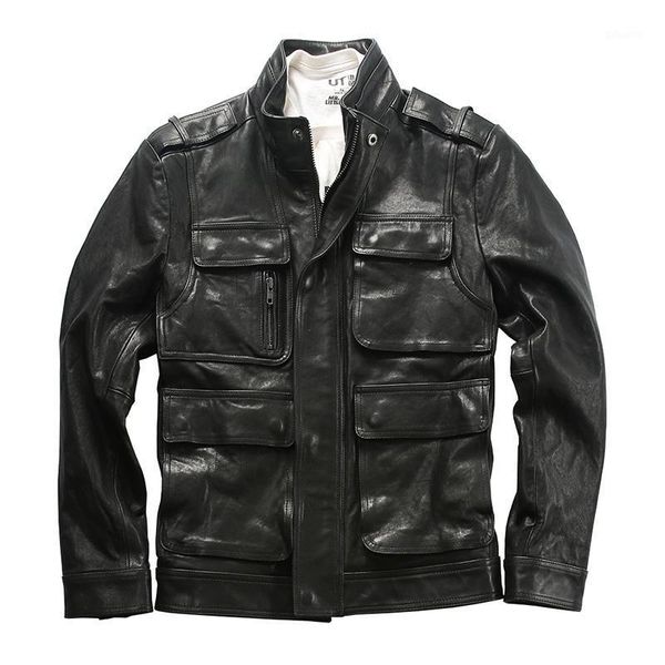 6133 avfly read description asian size army genuine quality m65 outerwear sheep leather jacket1, Black
6133 avfly read description asian size army genuine quality m65 outerwear sheep leather jacket1, Black