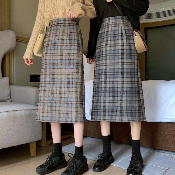 winter women long woolen plaid skirt fashion high waist basic wool skirts female casual thick warm elastic a-line maxi skirts1, Black
winter women long woolen plaid skirt fashion high waist basic wool skirts female casual thick warm elastic a-line maxi skirts1, Black