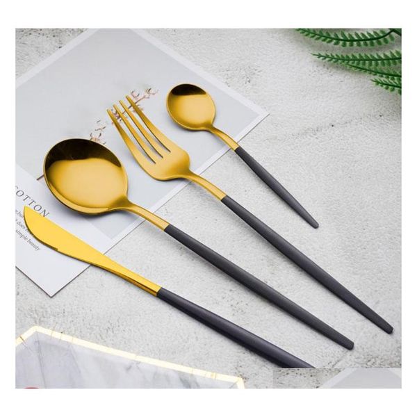 410 stainless steel cutlery dinnerware 4pcs black gold flatware set stainless steel cutlery set knife jllgfk hairjersey
410 stainless steel cutlery dinnerware 4pcs black gold flatware set stainless steel cutlery set knife jllgfk hairjersey