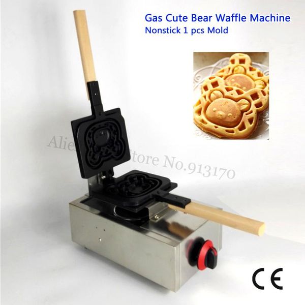 non-stick gas waffle baker cute bear mould stainless steel carton waffle machine lpg power
non-stick gas waffle baker cute bear mould stainless steel carton waffle machine lpg power