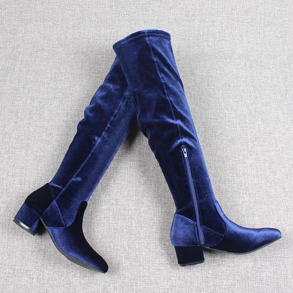 brand women's shoes lady boots thigh high heels high zipper round toe fashion large size rubber over-the-knee med, Black
brand women's shoes lady boots thigh high heels high zipper round toe fashion large size rubber over-the-knee med, Black