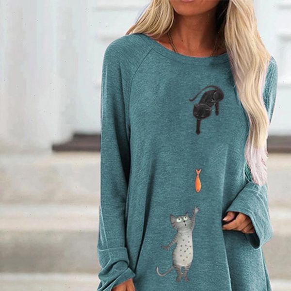 2021 new animal print women t shirt long sleeve casual tees loose t shirts plus size s 5xl lady female, White
2021 new animal print women t shirt long sleeve casual tees loose t shirts plus size s 5xl lady female, White