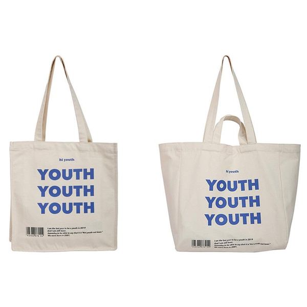 fashion women's canvas handbag letter printing shoulder bag large capacity reusable eco shopping bag
fashion women's canvas handbag letter printing shoulder bag large capacity reusable eco shopping bag