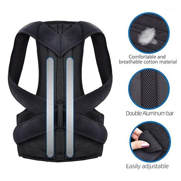 waist support posture corrector back brace clavicle sslouching and hunching adjustable trainer unisex1, Black;gray
waist support posture corrector back brace clavicle sslouching and hunching adjustable trainer unisex1, Black;gray