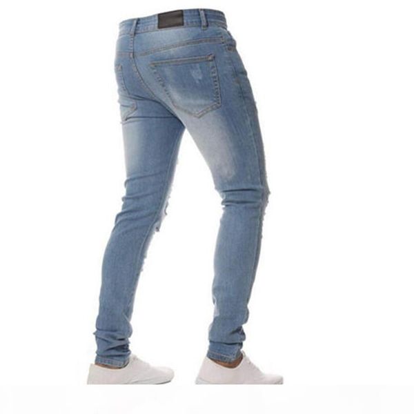 trendy men's super skinny ripped hole biker denim jeans blue black summer fashion moustache effect hip hop trousers
trendy men's super skinny ripped hole biker denim jeans blue black summer fashion moustache effect hip hop trousers