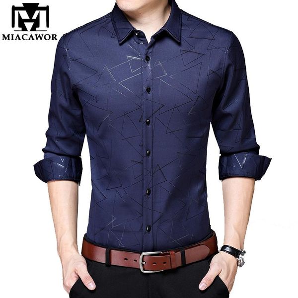 men's casual shirts miacawor men shirt autumn long sleeve camisa masculina business fashion print clothing c540, White;black
men's casual shirts miacawor men shirt autumn long sleeve camisa masculina business fashion print clothing c540, White;black