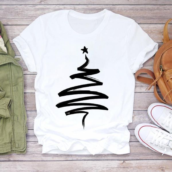 women christmas tree printing new year cartoon holiday print lady tshirt ladies graphic t-shirts female tee t-shirt, White
women christmas tree printing new year cartoon holiday print lady tshirt ladies graphic t-shirts female tee t-shirt, White
