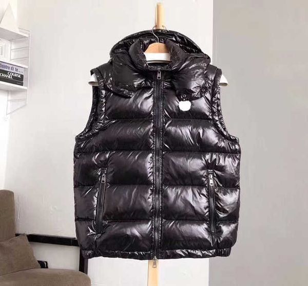 designer maya mens down vests france brand badge women luxury black vest size1-5, Black;white
designer maya mens down vests france brand badge women luxury black vest size1-5, Black;white