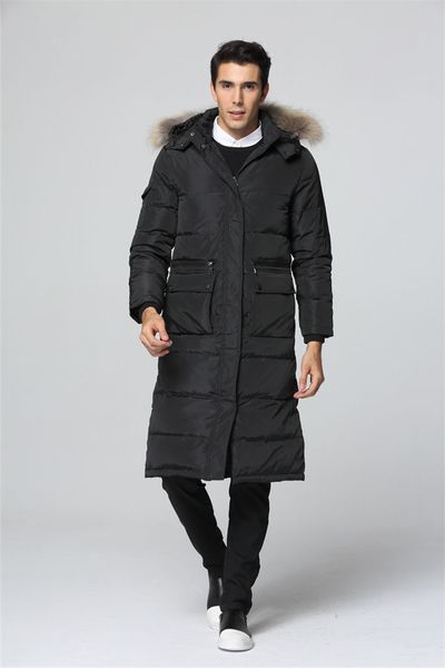 with thick hood long winter coats plus size white duck down black men's jacket wxf154 1p0t
with thick hood long winter coats plus size white duck down black men's jacket wxf154 1p0t