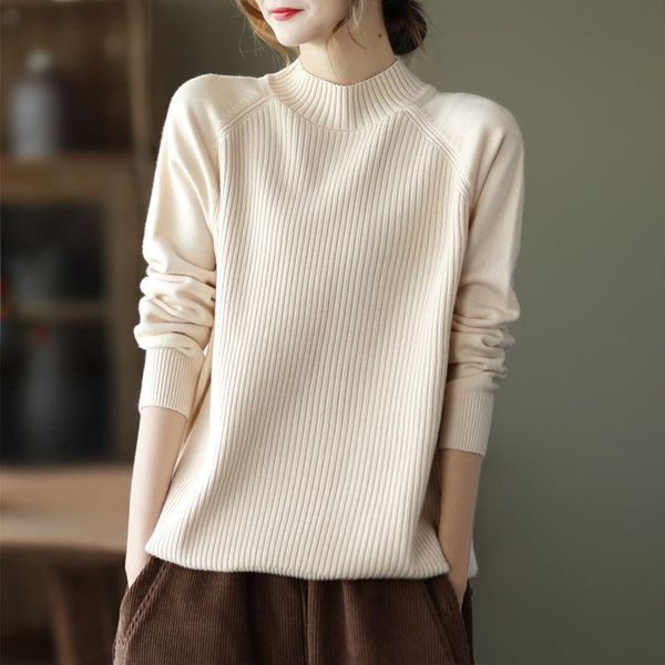 peonfly solid color women mock neck pullovers sweater oversized jumper split fall winter clothes beige, White;black
peonfly solid color women mock neck pullovers sweater oversized jumper split fall winter clothes beige, White;black