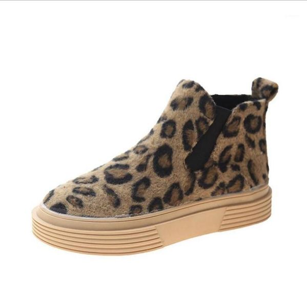2020 winter ankle boots for women platform boots fashion leopard print designers chunky women's boot slip on shoes woman flats1, Black
2020 winter ankle boots for women platform boots fashion leopard print designers chunky women's boot slip on shoes woman flats1, Black