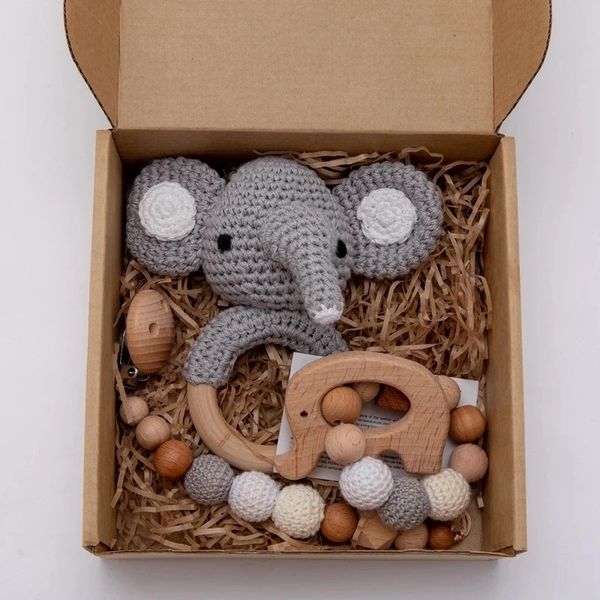 1set baby rattle wooden crochet elephant bells music teething bracelet pacifier dummy clips gym play rodent baby products toyq1221
1set baby rattle wooden crochet elephant bells music teething bracelet pacifier dummy clips gym play rodent baby products toyq1221