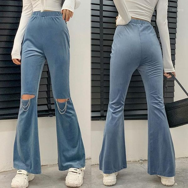 fashion slim flare pants women high waist autumn streetwear casual trousers hollow out basic elastic waist pants1, Black;white
fashion slim flare pants women high waist autumn streetwear casual trousers hollow out basic elastic waist pants1, Black;white