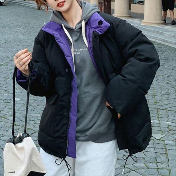 puffer jacket women casual pockets loose zipper streetwear winter down coat female outerwear korean fashion autumn winter 2020 q1215, Black
puffer jacket women casual pockets loose zipper streetwear winter down coat female outerwear korean fashion autumn winter 2020 q1215, Black