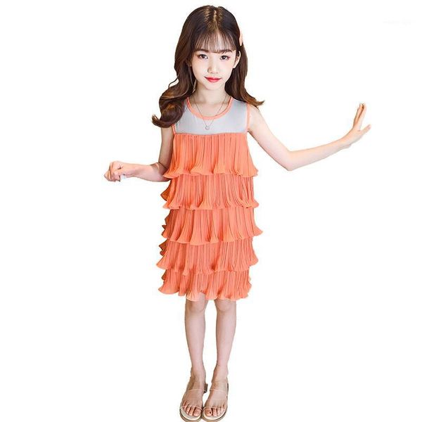 summer 2020 children's clothing, children's foreign net red five-layer cake dress girl's mesh sleeveless dress1, Red;yellow
summer 2020 children's clothing, children's foreign net red five-layer cake dress girl's mesh sleeveless dress1, Red;yellow