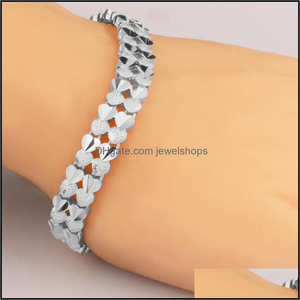 beaded strands bracelets jewelry luxury double heart chain fashion gifts 18k gold plated princess wedding friendship braclet drop delivery, Black
beaded strands bracelets jewelry luxury double heart chain fashion gifts 18k gold plated princess wedding friendship braclet drop delivery, Black