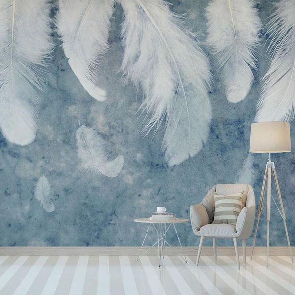custom 3d p wallpaper blue watercolor feather wall art mural painting study living room bedroom background home decoration
custom 3d p wallpaper blue watercolor feather wall art mural painting study living room bedroom background home decoration