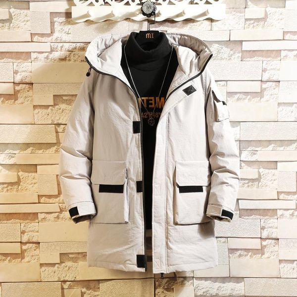 men's down & parkas hcxy brand 2021 winter coats male fashion style large size hooded for men korean mid-length mens warm jackets, Black
men's down & parkas hcxy brand 2021 winter coats male fashion style large size hooded for men korean mid-length mens warm jackets, Black