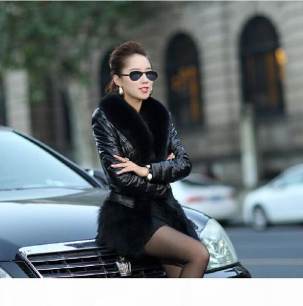 women's faux fur coat leather outerwear snowsuit long sleeve jacket black fashion ing
women's faux fur coat leather outerwear snowsuit long sleeve jacket black fashion ing