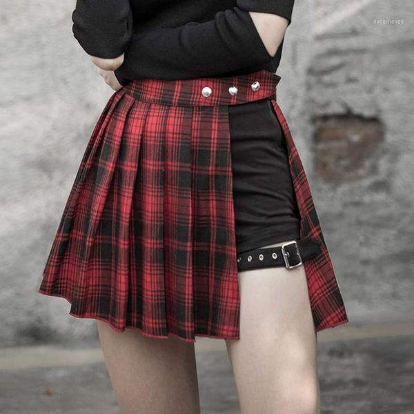 gothic punk harajuku women shorts casual cool chic preppy style black red plaid pleate black female fashion shorts skirts 4xl1
gothic punk harajuku women shorts casual cool chic preppy style black red plaid pleate black female fashion shorts skirts 4xl1