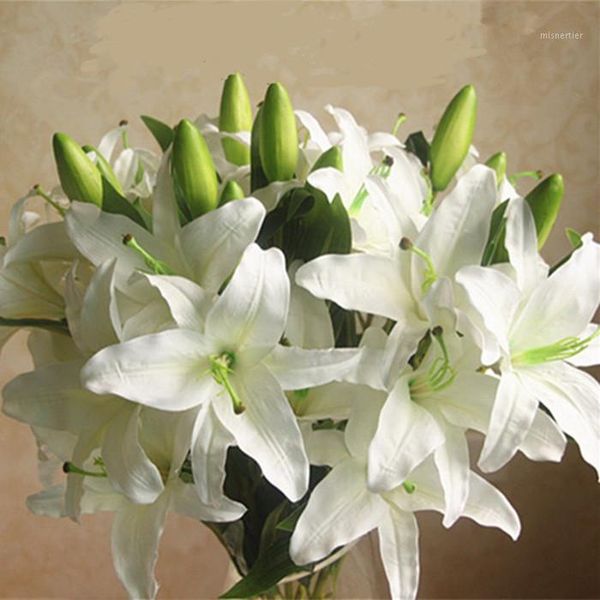 decorative flowers & wreaths six head simulation lilies wedding bouquet living room decoration flower arrangement lily1
decorative flowers & wreaths six head simulation lilies wedding bouquet living room decoration flower arrangement lily1