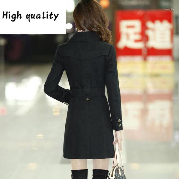 women's trench coats slim khaki coat para as mulheres single breasted causal long female spring autumn windbreaker women's1, Tan;black
women's trench coats slim khaki coat para as mulheres single breasted causal long female spring autumn windbreaker women's1, Tan;black