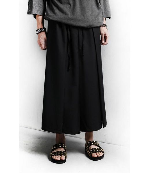 wide leg pants skirt loose casual japanese hairstylist daofu retro kimono men's fashion, Black
wide leg pants skirt loose casual japanese hairstylist daofu retro kimono men's fashion, Black