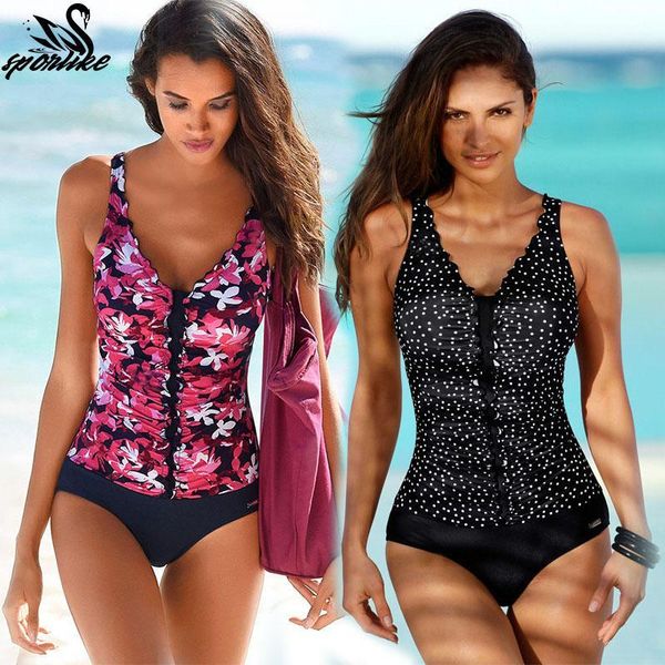 2020 new plus size swimwear women swimsuit one piece swimsuit padded bathing suit polka print high waist bikini set beachwear1, White;black
2020 new plus size swimwear women swimsuit one piece swimsuit padded bathing suit polka print high waist bikini set beachwear1, White;black