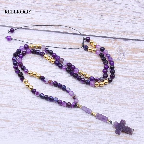 unique design 6mm natural purple striped stone beads lucky natural cross pendants necklace fashion men women jewelry 2, Silver
unique design 6mm natural purple striped stone beads lucky natural cross pendants necklace fashion men women jewelry 2, Silver