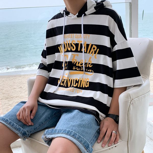 2021 the new short-sleeved summer stripe hoodies puzzle new mode men t-shirts hoodie occasional streetwear coat 4xl uyqw, Black
2021 the new short-sleeved summer stripe hoodies puzzle new mode men t-shirts hoodie occasional streetwear coat 4xl uyqw, Black