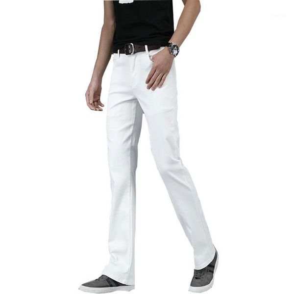 men's jeans new men's micro flare jeans korean style elastic casual flare pants white1, Blue
men's jeans new men's micro flare jeans korean style elastic casual flare pants white1, Blue